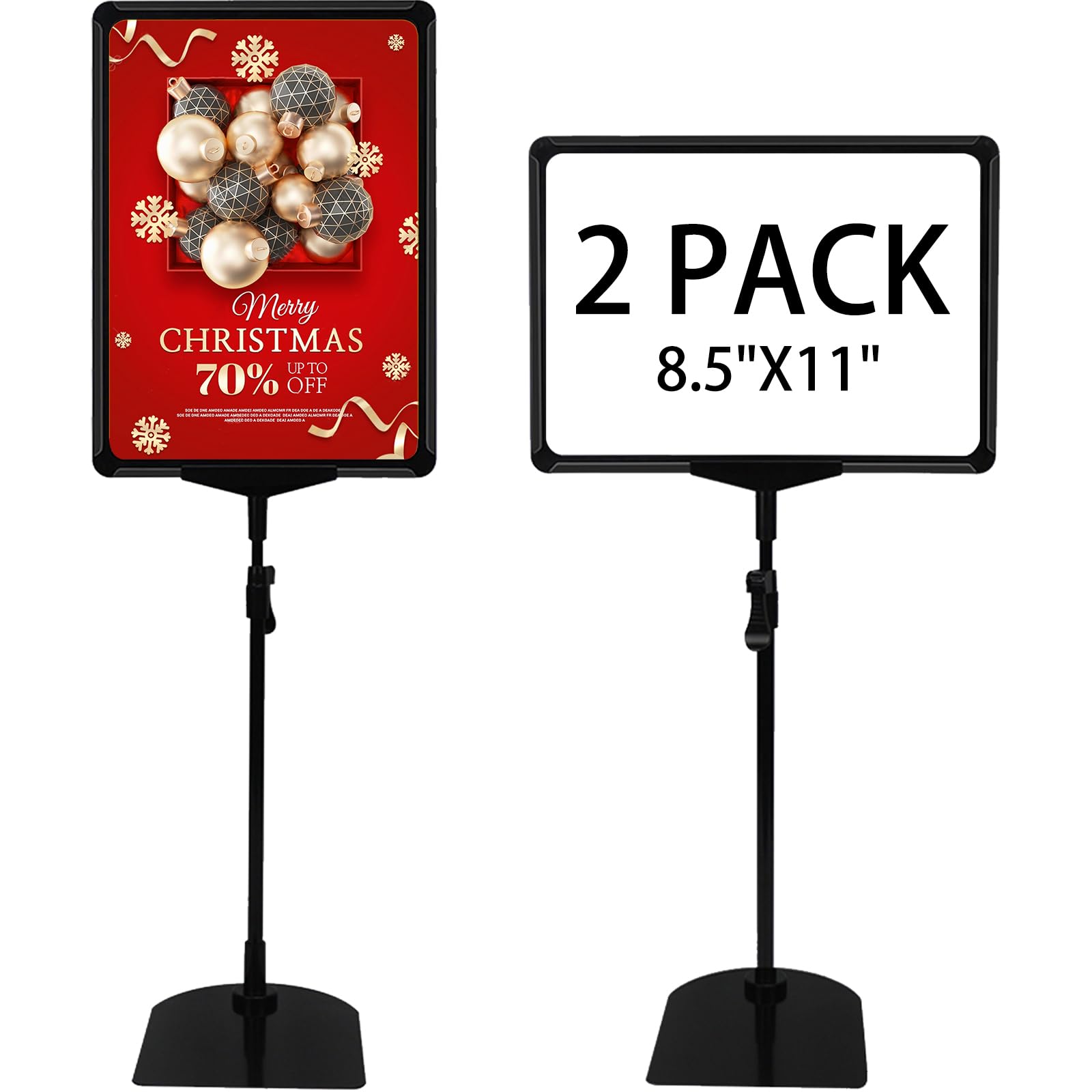 Amazon.com : Sign Holder Stand with Adjustable Height Snap